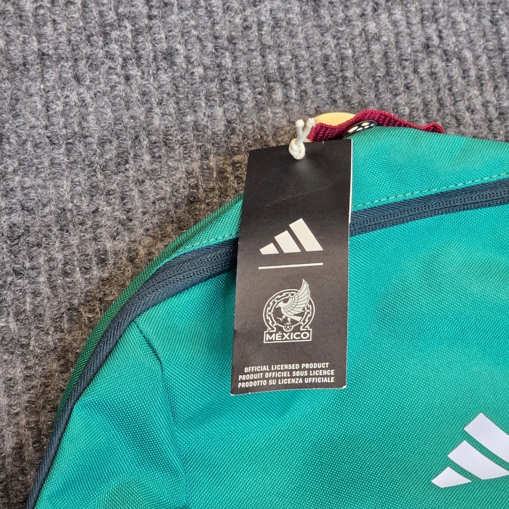 Adidas Mexico National Team Backpack Unisex OS Green Soccer Bag New With Tags